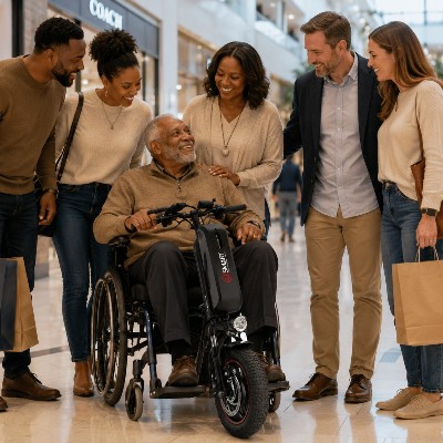 Wheelchair Electric Wheel Attachment