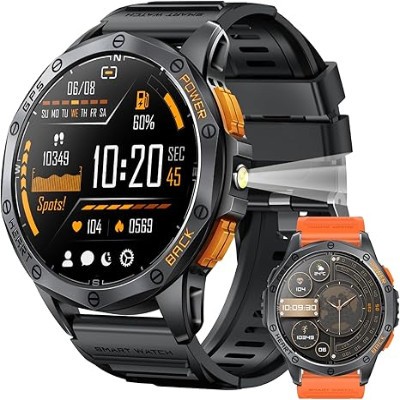 Military Smart Watch KJ67 with Built-in GPS for Android and iPhone